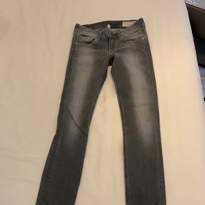 Rag and bone Gray skinny jeans